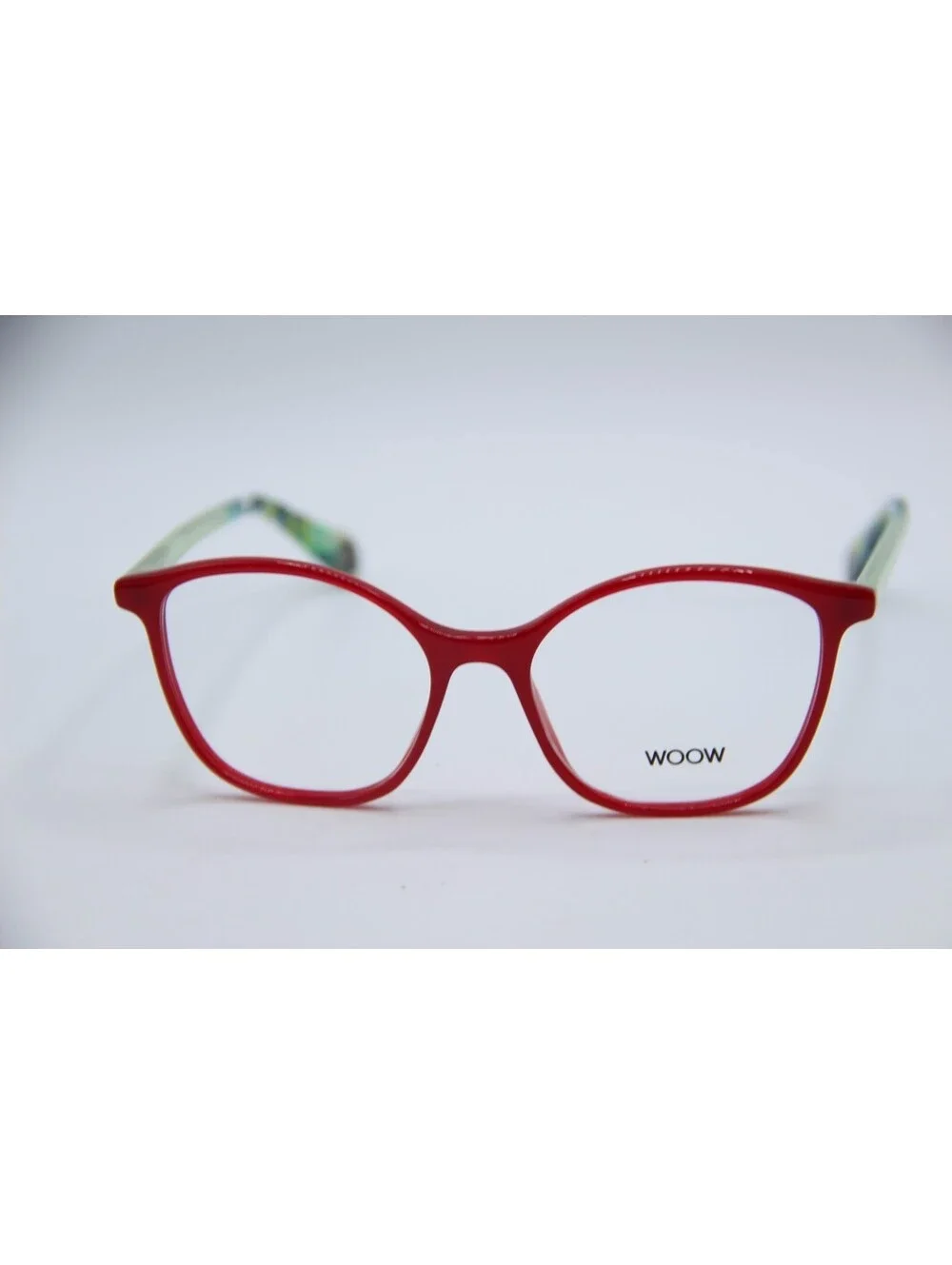 Woow Get Ready 3 Col 2091 Red Green Authentic Eyeglasses 50-16-140